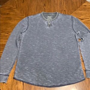 Lucky Brand Venice burnout L/S Henley size L